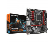 GIGABYTE B760M GAMING DDR4, Socket 1700, Intel® B760 (14/13/12th Gen CPU), 9Phases, CPU iGPU, Dual 2xDDR4-5333, VGA, HDMI, DP, 1xPCIe X16, 4xSATA3, RAID, 2xM.2 4.0, 1xPCIe X1, ALC897 HDA 7.1, 1x2.5GbE LAN, 1xUSB-C 3.2 Gen2, 5xUSB 3.2, RGB Fusion 2.0, mATX